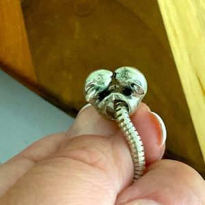 COPY - Pandora charm | sterling silver | two kissing seals